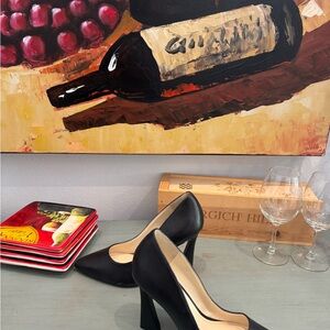 Nine West Black Heels Sophisticated Style